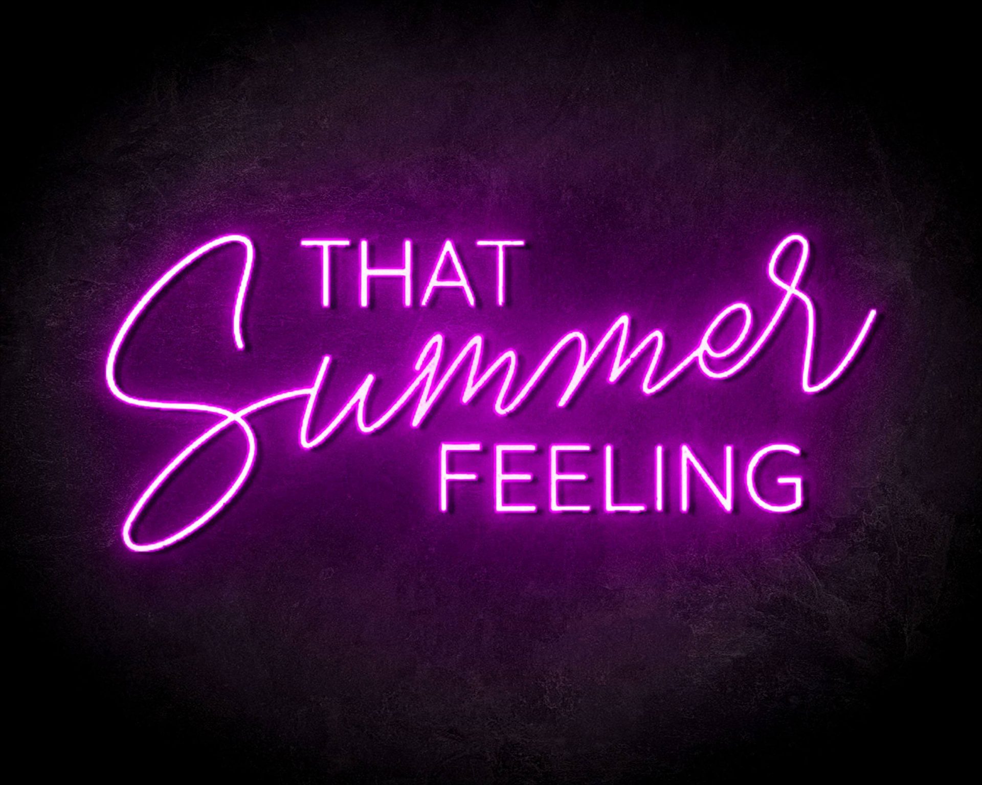 LED Neon Sign That Summer Feeling – The Neon Company | PowerLEDs Neon Signs