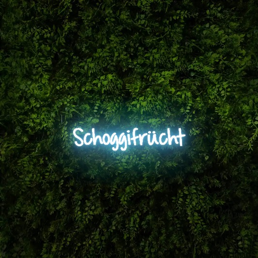 Schoggifrücht – Neon Sign