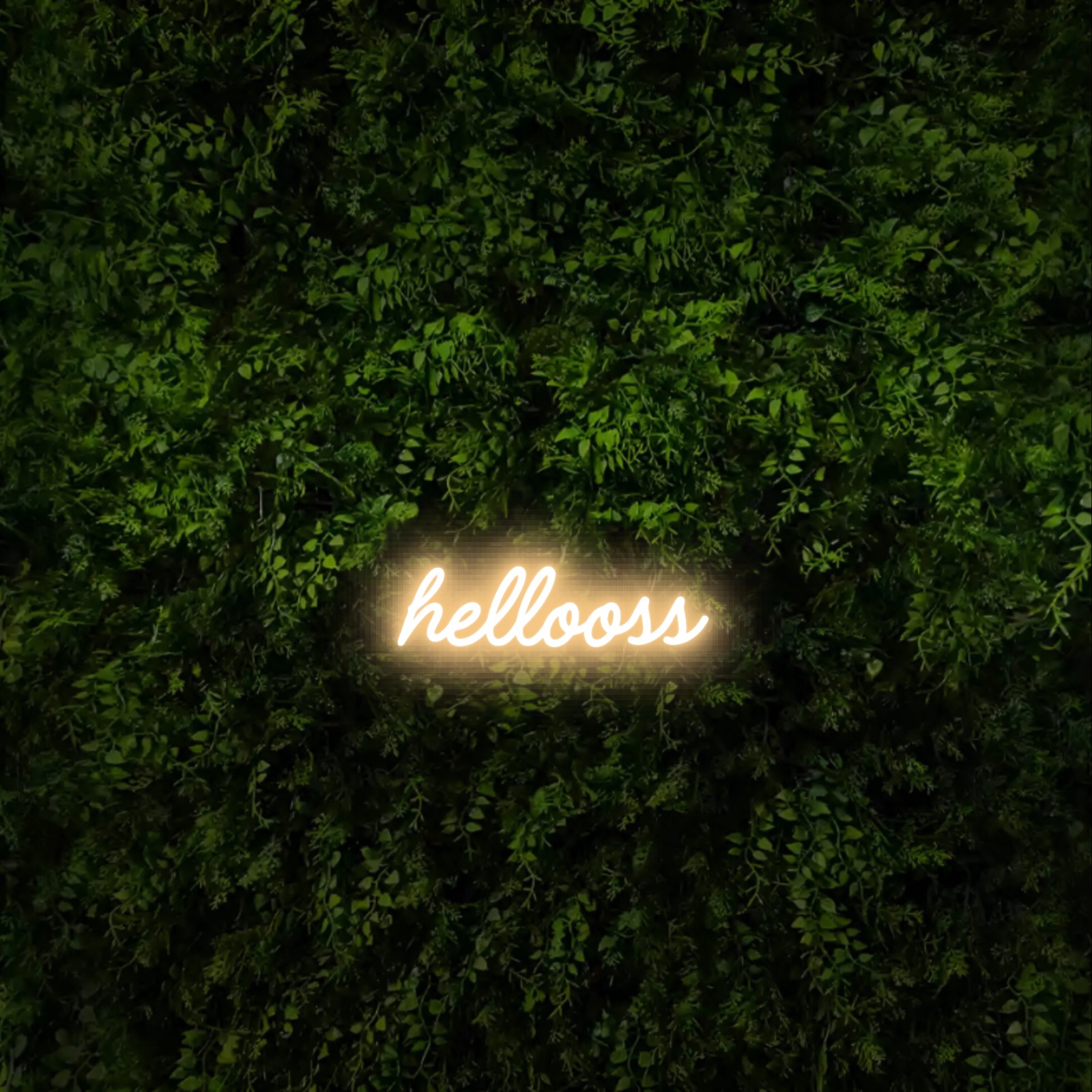 helllooss – Neon Sign