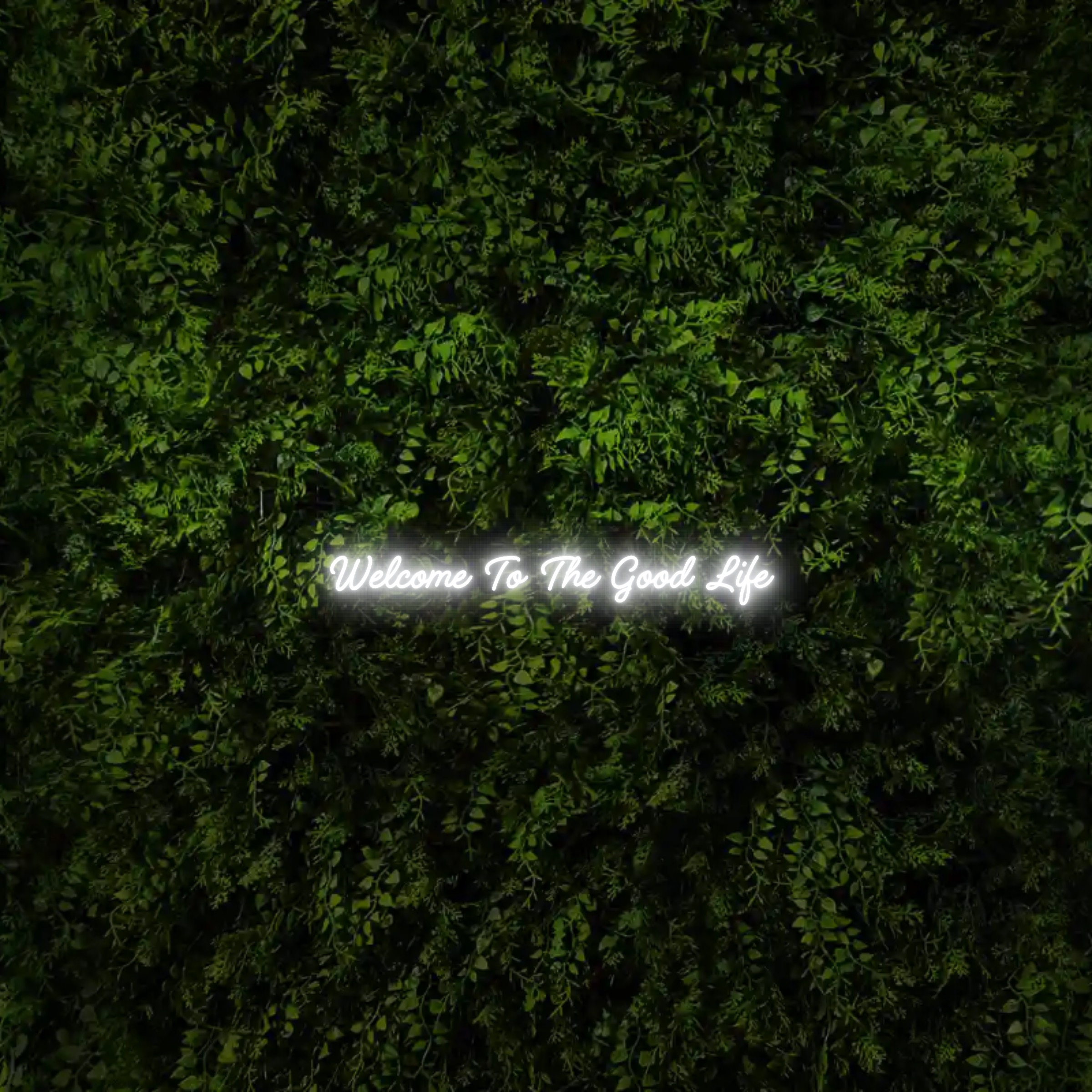 Welcome To The Good Life – Neon Sign